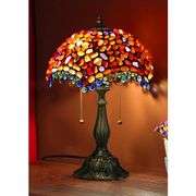 Agate Amber Stained Glass Table Lamp