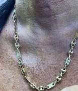 14K Yellow Gold Gucci Link Chain