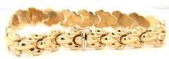 Stunning Stampatto 14K YG Bracelet
