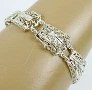 Vintage Sterling Filigree Bracelet, Germany
