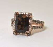 LeVian 14K Rose Gold Smoky Quartz Ring