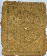 Feb 17 1776 Half A Dollar Continental Currency Note