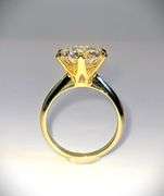 Ladies Sparkling 5 Ct White Simulated Lab Diamond Ring