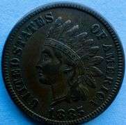 Sharp 1885 Indian Head Cent