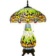 Dragonfly Stained Glass Table Lamp