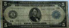 $5 Series of 1914 Fed Res Note