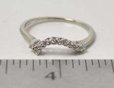 Shimmering 14K White Gold Diamond Ring