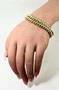 Two-Row 14K Yellow Gold San Marco Style Bracelet