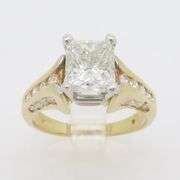 GIA Certified 3.87CTW Earth Mined Diamond Ring
