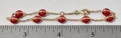 Adorable 14k Yellow Gold Lady Motif Bracelet