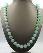 Jade Jadeite beaded long necklace