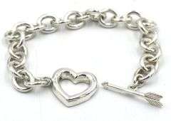 Tiffany & Co heart and arrow toggle bracelet
