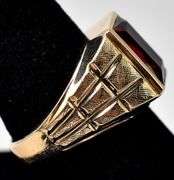 Charming 10K Yellow Gold Synthetic