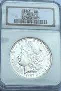 1887 NGC MS 64 Morgan Silver Dollar