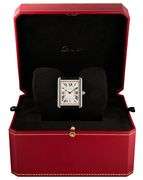 Cartier Tank Solo XL 3800, 31 X 41mm, Leather Band, Stainless Steel Men’s Watch