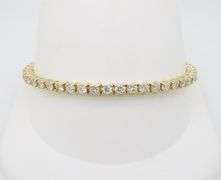 Certified 5.02CTW Earth Mined Diamond Bracelet