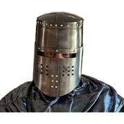 Black Knight Medieval Helmet 18 Gauge Steel
