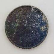 1890 O Morgan Silver Dollar, Toned