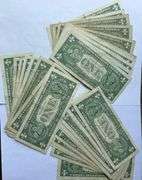 30 1957 $1 Silver Certificates