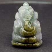Real! 37.79ct untreated Burmese jade Ganesh!