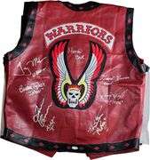 The Warriors Movie Cast Autographed Leather Vest Exact Proof