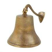 Rustic Brass Ship Bell Solid Brass