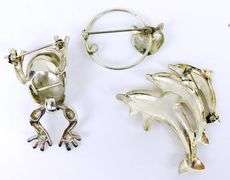 Collection of Vintage Sterling Silver Pins