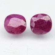 Unheated, untreated 2.13ct set of Burmese Rubies!!!