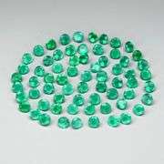 Top grade! 4.11ct emerald green Chalcedony set!