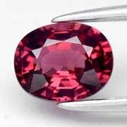 Rare! 1ct untreated VVS grade violet pink Malaya Garnet!