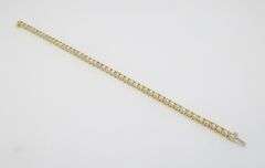 Certified 5.02CTW Earth Mined Diamond Bracelet