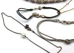 Group lot of 11 vintage 925 sterling silver bracelets