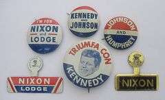 GROUP OF VINTAGE POLITICAL BUTTONS