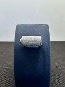 14K White Gold Diamond Cluster Ring