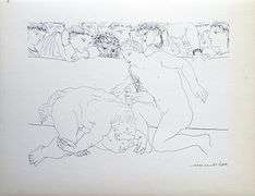 PABLO PICASSO, MINOTAUR DEATED BY YOUTH