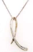 Tiffany & Co L initial pendant on chain