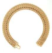 Italian Made 14K YG Mesh Style Bracelet