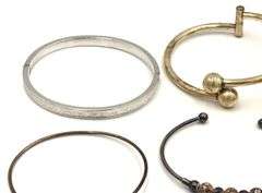 Vintage 925 sterling silver group lot of bangles