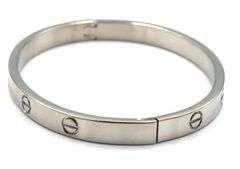 Stainless steel love bangle bracelet