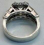 14K White Gold Princess Cut Diamond Ring