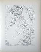 PABLO PICASSO, SCULPTOR AND MODEL