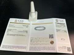 CERTIFIED BRAND NEW  14K WHITE GOLD DIAMOND BAND