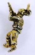 Vintage Sterling Silver Soldier Charm