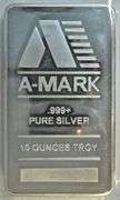 Special A-Mark pure .999+ 10 Troy Oz Silver Bar in plastic