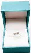 18kt Solid White Gold & Diamond Ring