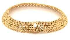 Italian Made 14K YG Mesh Style Bracelet