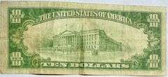 Scarce $10 Citizens Natl Bank New Lexington Ohio Series 1929 National.