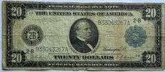 $20 Series of 1914 Boston Fed Res Note.