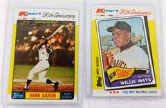 4 Topps Kmart 20th Anniv Baseball Cards, All Greats