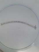 CERTIFIED BRAND NEW 14K WHITE GOLD TENNIS BRACELET. 10.00 CARATS OF DIAMONDS.